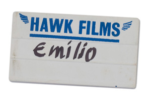 Emilio's badge